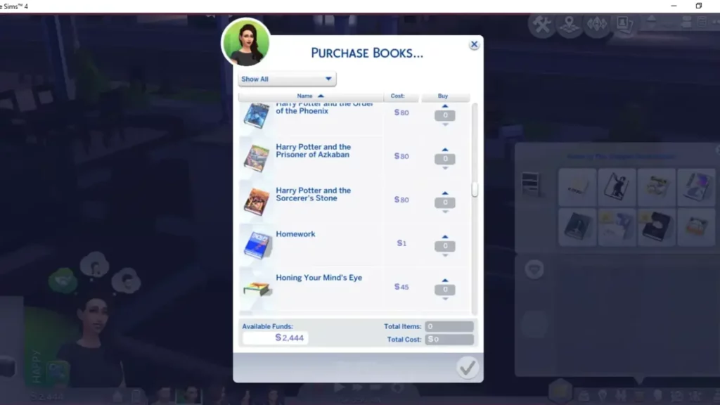 How to Buy Books in Sims 4