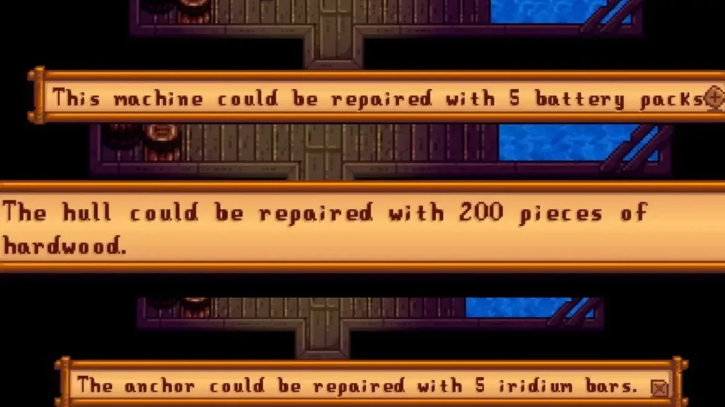 How to Repair Willy's Boat in Stardew Valley