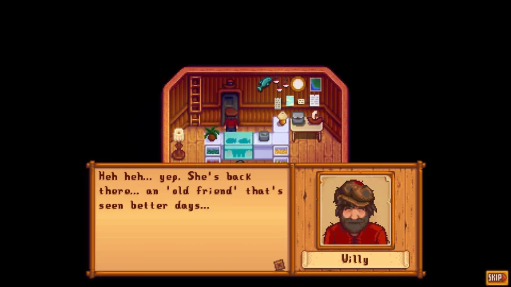 Rewards for Repairing Willy's Boat