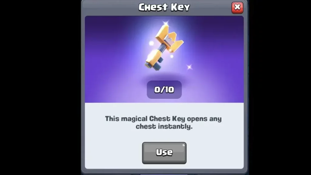 #3 Chest Key Clash Royale Magic Items