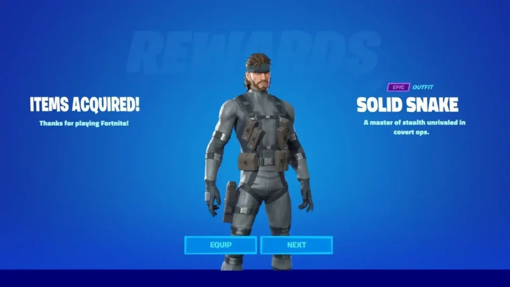 When will Solid Snake Fortnite Skin be Available?