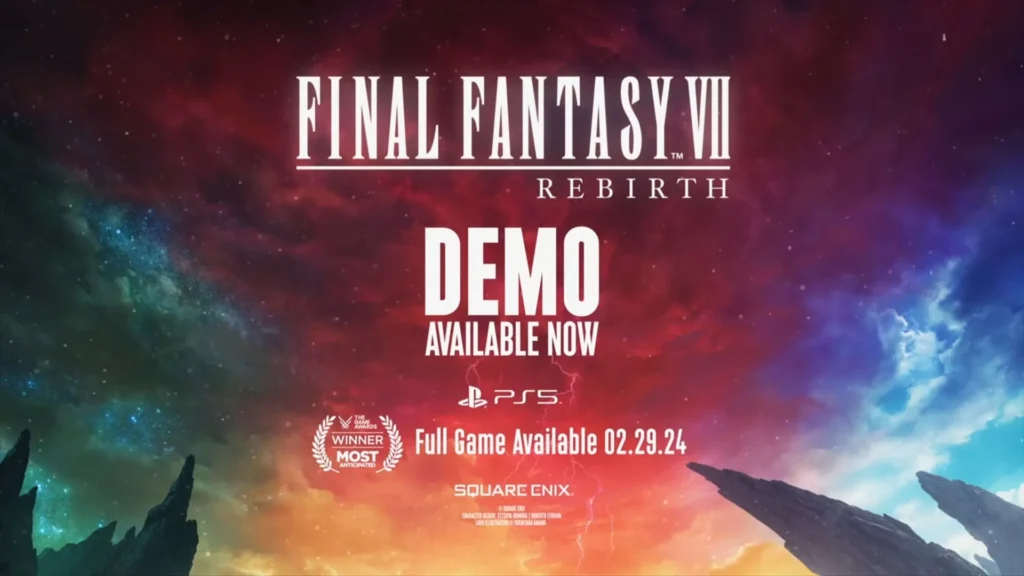 Answering Fans' Prayers - Square Enix Reveals the Final Fantasy 7 Rebirth Demo Release Date
