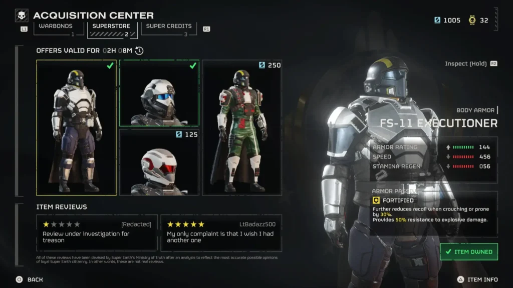 Helldivers 2: Armor Rating Explained