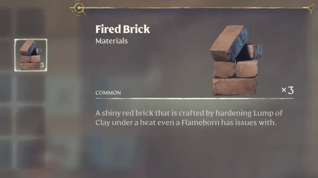 Enshrouded: Fired Brick