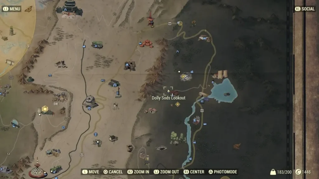 Where is Dolly Sods Location in Fallout 76