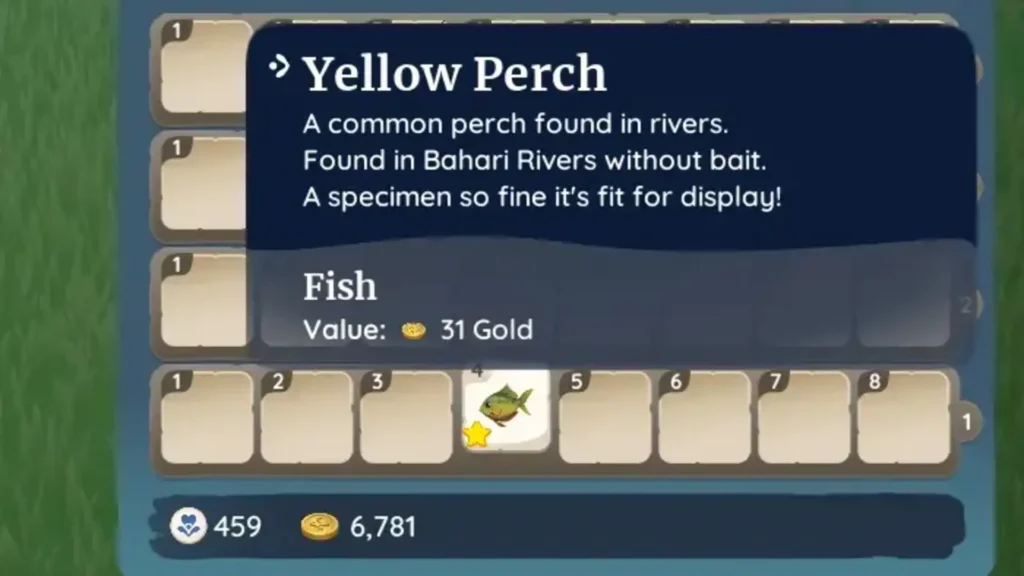 Guide to Find and Catch Yellow Perch in Palia