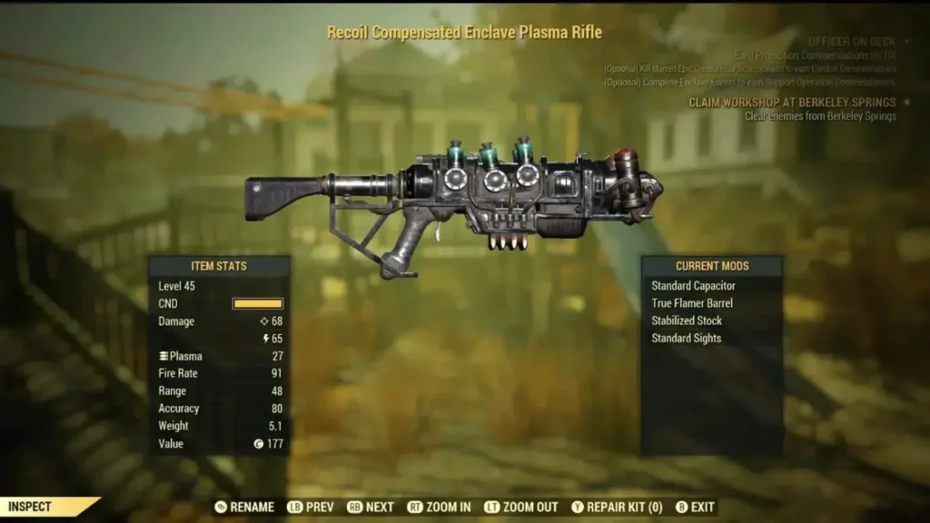 How to Get Enclave Plasma Rifle in Fallout 76