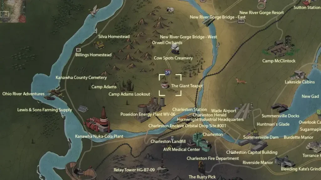 Teapot Locations in Fallout 76