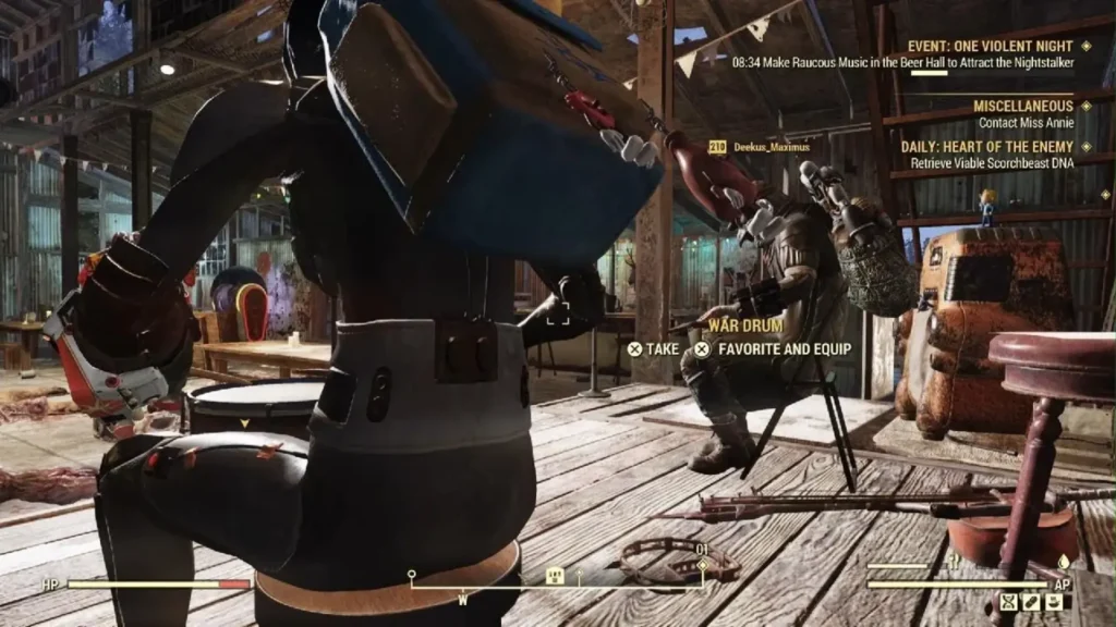 Guide to One Violent Night in Fallout 76 (& Its Rewards)